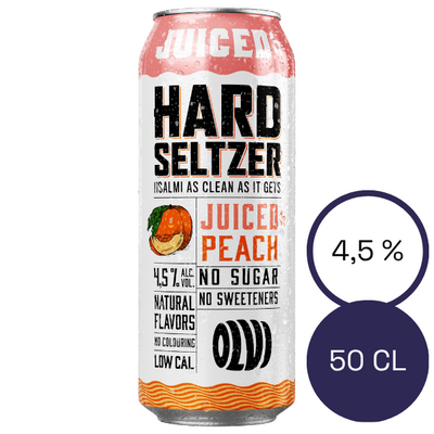 Olvi Hard Seltzer Juiced Peach 4,5 % 0,5l