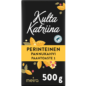 Kulta Katriina Perinteinen pannukahvi 500g 1/4LAVA