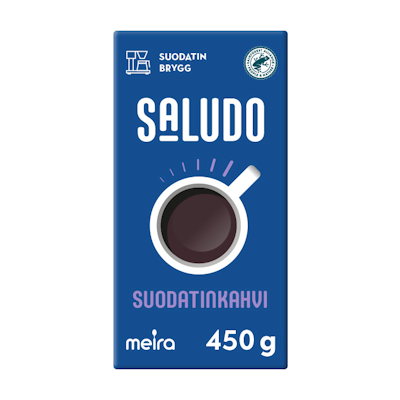 Saludo suodatinkahvi 450g RFA