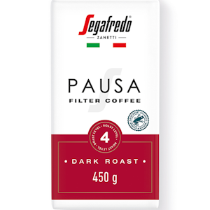 Segafredo Pausa suodatinkahvi RFA 450g 1/4LAVA