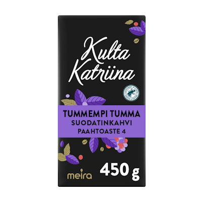 Kulta Katriina Tummempi tumma suodatinkahvi RFA 450g