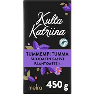 Kulta Katriina Tummempi tumma suodatinkahvi RFA 450g