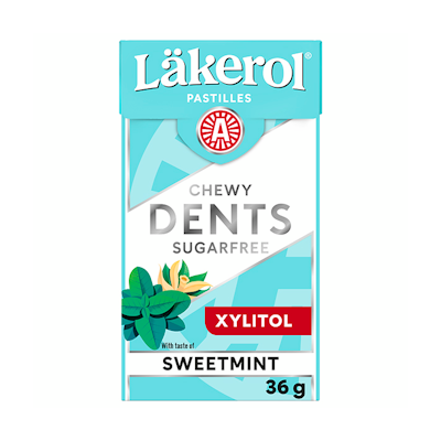 Läkerol dents sweetmint ksylitolipastilli 36g