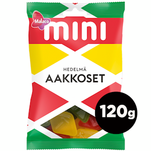 Aakkoset 120g hedelmämakeisia