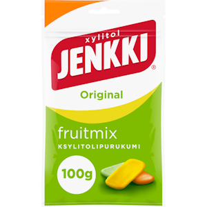 Jenkki Original fruit mix ksylitolipurukumi 100g