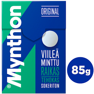 Mynthon Viileä Minttu kurkkupastilli 85g sokeriton