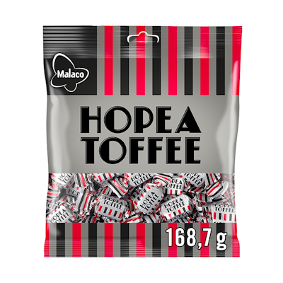 Hopeatoffee pussi 169g lakritsitoffee