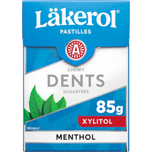 Läkerol dents menthol pastilli 85g