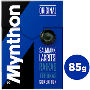 Mynthon pastillirasia 85g salmiakki-lakritsi sokeriton