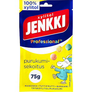 Jenkki professional jr täysksylitolipurukumi Herra Hakkarainen 75g