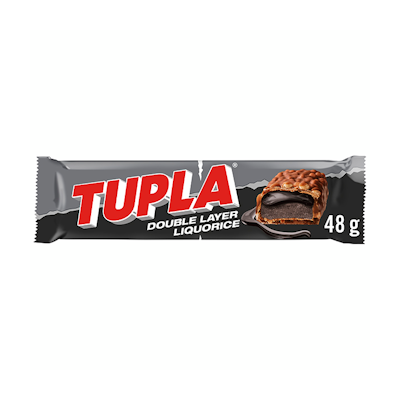 Tupla Double Layer Liquorice suklaapatukka 48g