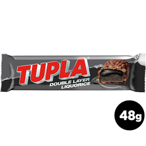 Tupla Double Layer Liquorice suklaapatukka 48g