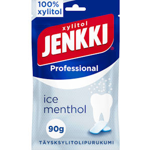 Jenkki Professional Ice Menthol 90g täysksylitolipurukumi