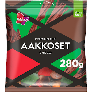 Malaco Aakkoset Choco 280g makeissekoitus