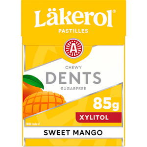 Läkerol Dents 85g Sweet mango ksylitolipastilli