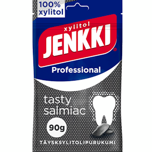 Jenkki Professional 90g ksylitolipurukumi tasty salmiac