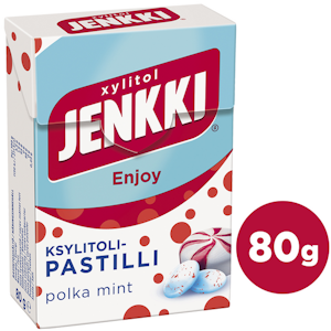 Jenkki Enjoy Polkamint ksylitolipastilli 80g