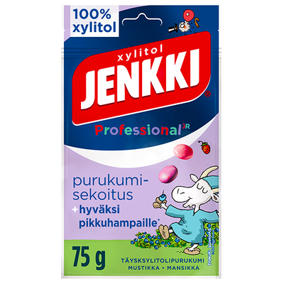 Jenkki Professional JR Herra Hakkarainen täysksylitolipurukumisekoitus 75g