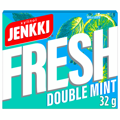 Jenkki Fresh Double Mint ksylitolipurukumi 32g