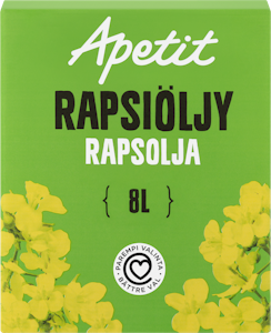 Apetit Rapsiöljy BiB 8l