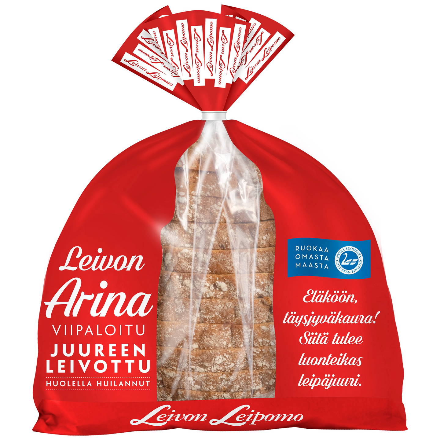 Leivon Leipomo Leivon Arina viipaloitu, sekaleipä 450g