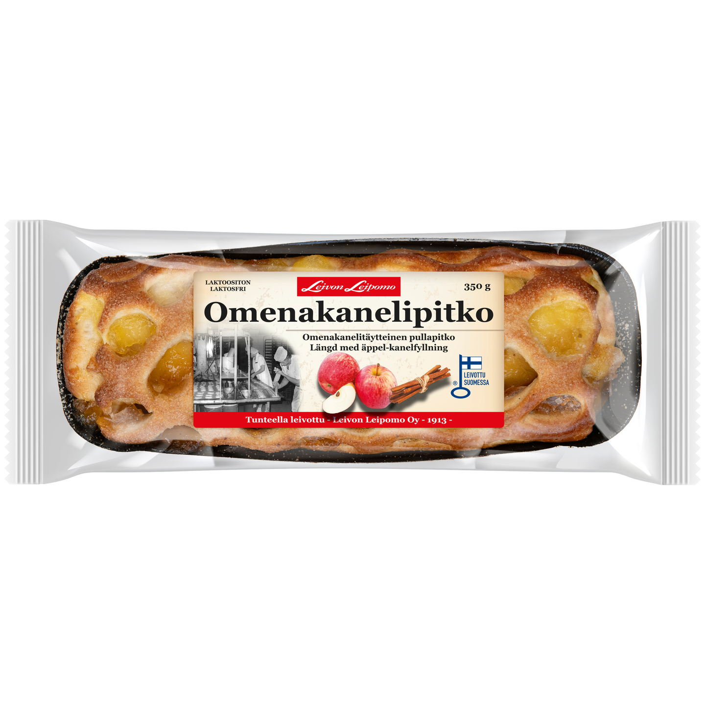 Leivon Leipomo Omenakanelipitko 350g