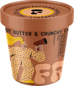 Friidu jäätelö Peanut Butter&Crunchy Caramel 470ml/320g