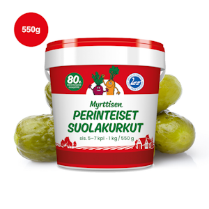 Myrttisen suolakurkku 550g