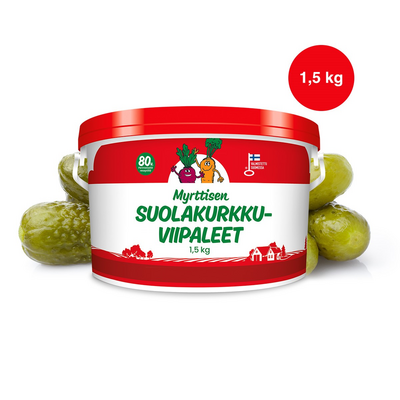 Myrttisen Suolakurkkuviipaleet 1,5kg