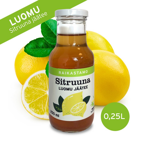 Raikastamo sitruunajäätee 0,25l luomu