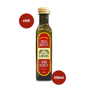 Memmas Knossos Chilillä maustettu tulinen Oliiviöljy 250 ml