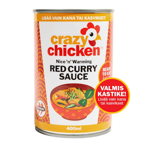 Crazy Chicken Red currykastike 400ml