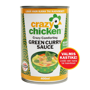 Crazy Chicken vihreä currykastike 400ml