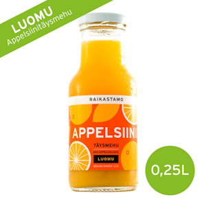 Raikastamo Luomu Appelsiinitäysmehu 250ml