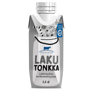 Maitomaa Laku Tonkka 250ml laktoositon UHT