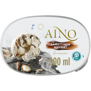 Aino jäätelö 0,9l samettinen nougat