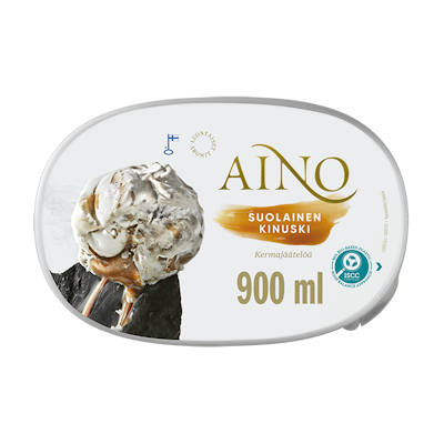 Aino jäätelö 0,9L Suolainen Kinuski