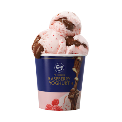 Fazer Premium Raspberry-Yoghurt 425ml