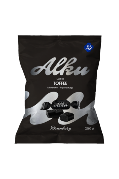 Brunberg Alku Lakritsitoffeekaramelli 200g