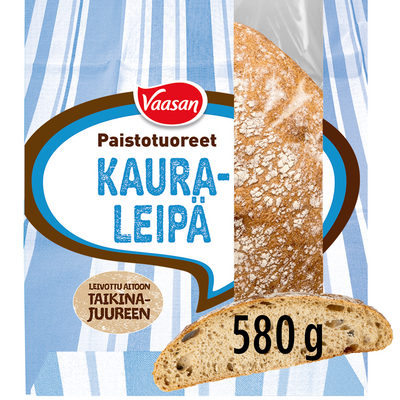 Vaasan Paistotuoreet Kauraleipä 580 g