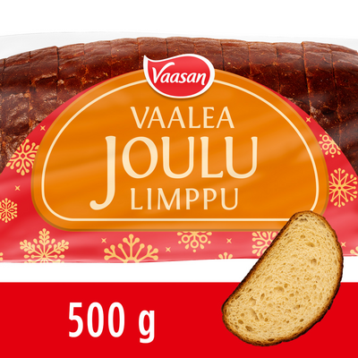 Vaasan Vaalea Joululimppu viipaloitu 500g