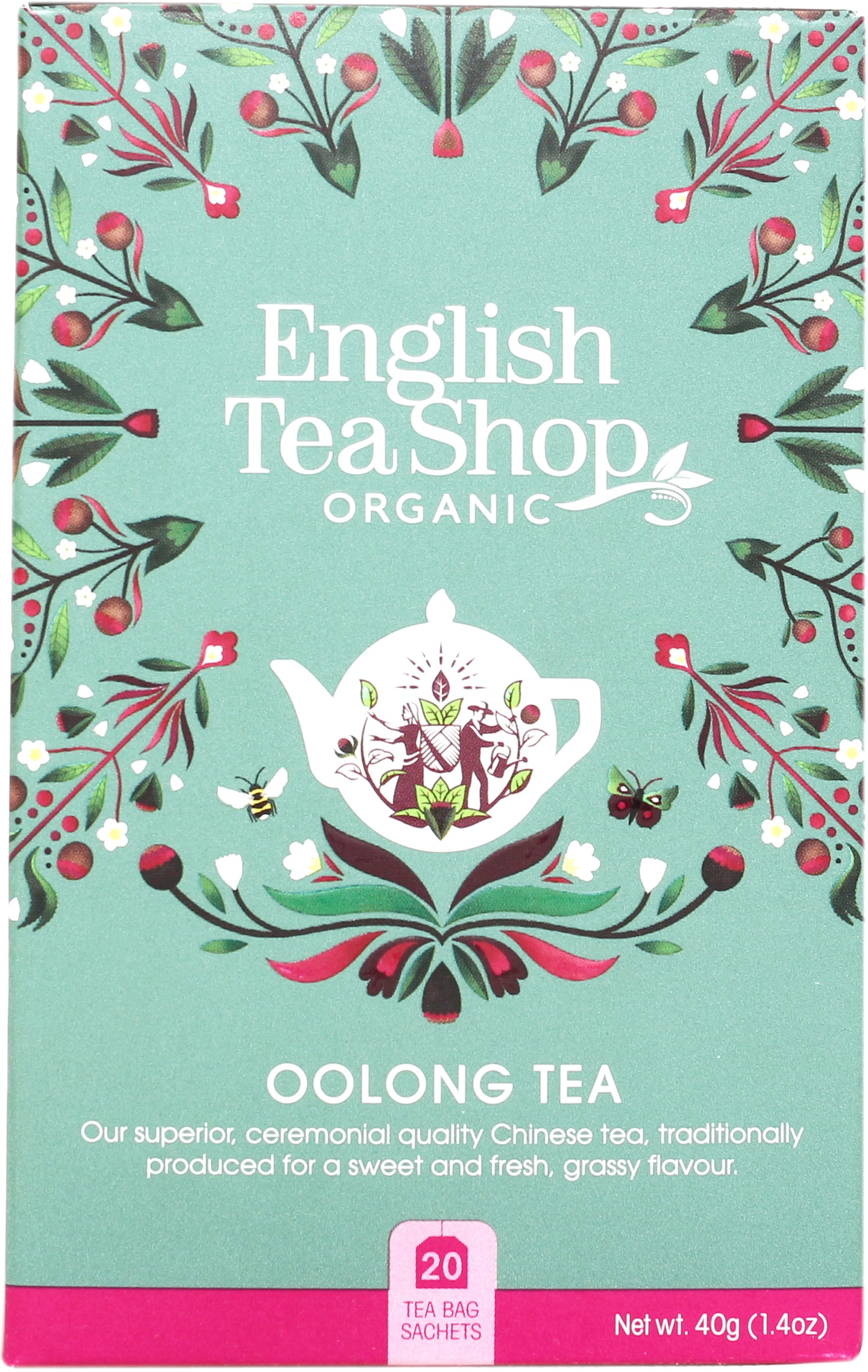 English Tea Shop Musta tee Oolong Tea 20 pss 40 g luomu
