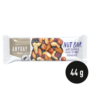 Anyday Nut Bar with Berries 44g pähkinäpatukka