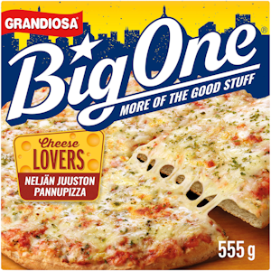 Grandiosa pizza Big One Cheese lovers 555g pakaste