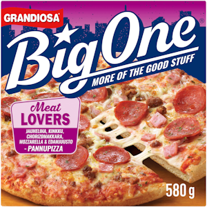 Grandiosa pizza Big One Meat lovers 580g pakaste