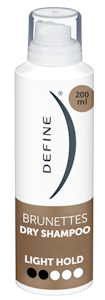 Define Brunettes Dry Shampoo kuivashampoo keskivaaleille ja tummille hiuksille 200ml