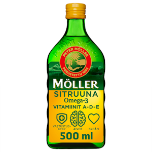 Möller kalanmaksaöljy 500ml sitruuna