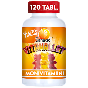 Sana-sol Vitanallet Monivitamiini 120kpl/240g