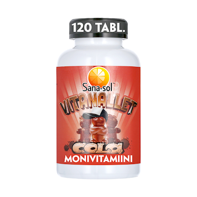 Sana-sol Vitanallet Cola monivitamiini 120kpl kolanmakuinen