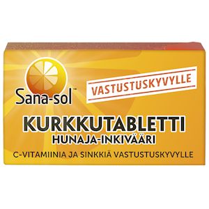 Sana-sol kurkkutabletti 16kpl 48g hunaja-inkivääri